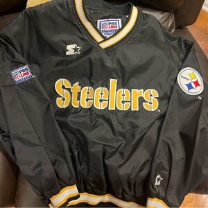 STARTER Black and Gold Steelers Pullover